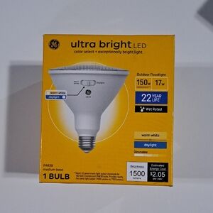 GE Ultra Bright LED Bulb - Warm White